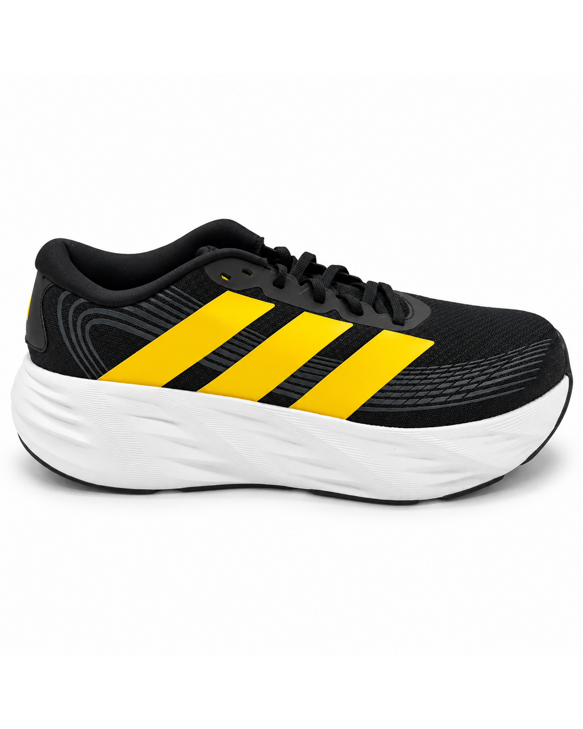adidas Galaxy 8 - Black / Gold in Black — side